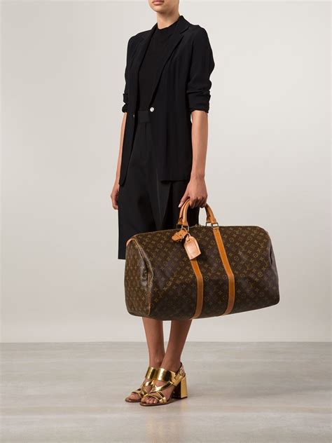 louis vuitton see through handbag|louis vuitton 55 keepall.